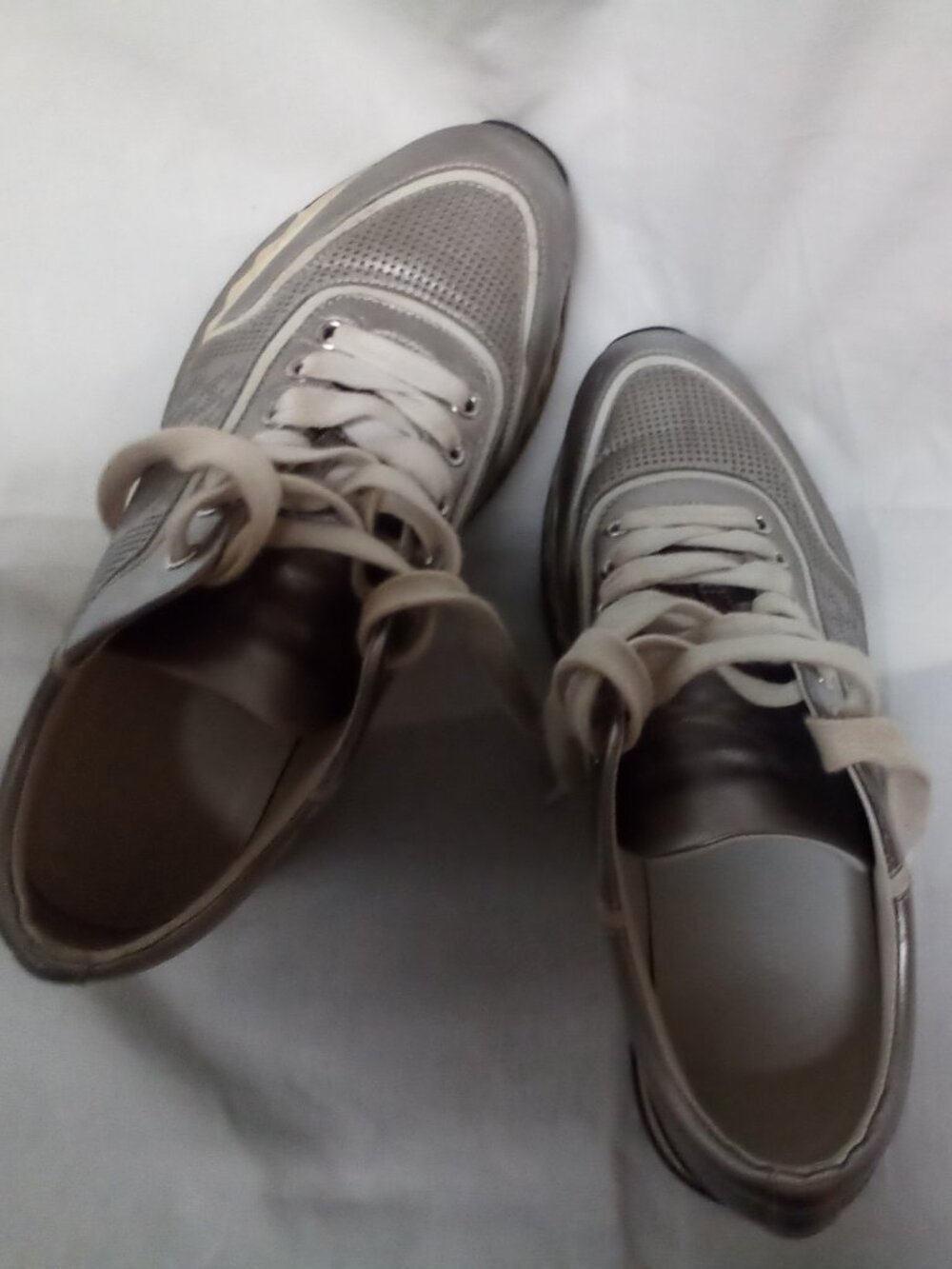 Hermes leather trainers